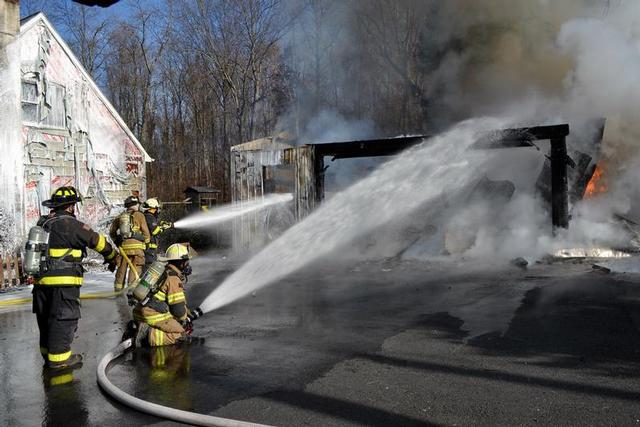 Garage Fire - Hauck Rd. - 11/21/2013